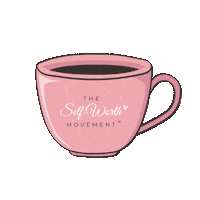 theselfworthmovement coffee cup the self worth movement coffee-cup Sticker