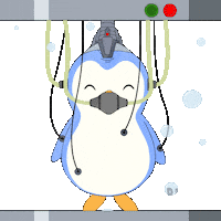 Floating Sci-Fi Sticker by Pudgy Penguins