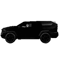 Car Panda Sticker by Endangered Labs