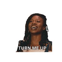 Turn Me Up Lets Go Sticker by Ashwin Gane