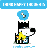 Happy Dog Sticker by GOOD PUPPY