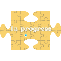 Work In Progress Puzzle Sticker