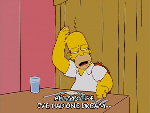 frustrated homer simpson GIF