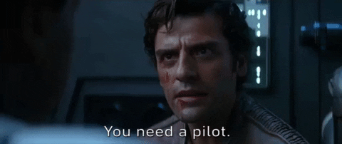 poe dameron you need a pilot GIF by Star Wars