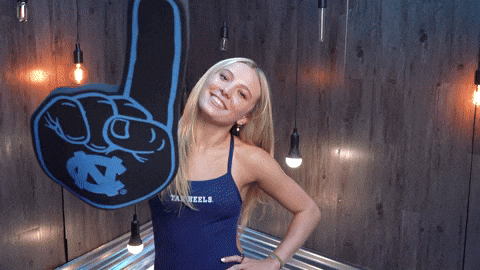 University Of North Carolina Swimming GIF by UNC Tar Heels