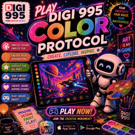 Digital Art Color By Number GIF by Digi 995