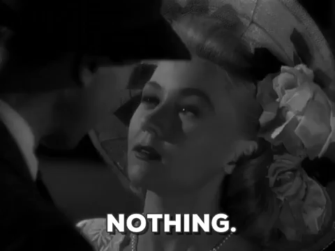 Classic Film Nothing GIF