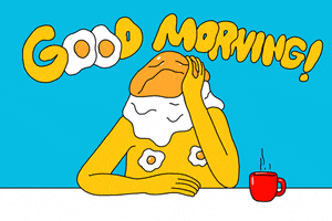 Tired Good Morning GIF