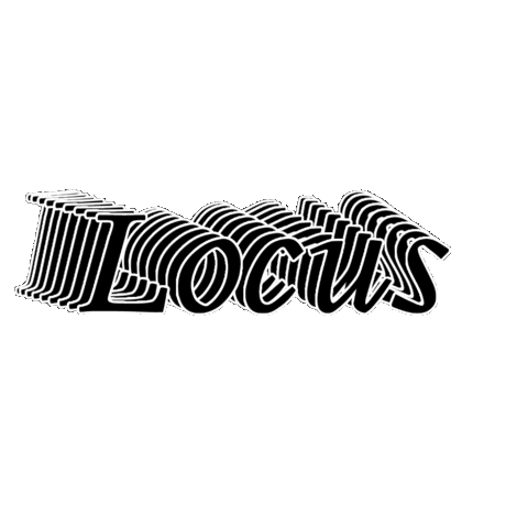 Locusedit Sticker by BLVCKEDITIONS