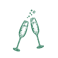 bubbleswarsaw drink champagne bubble bubbles Sticker