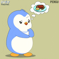 Hungry Lets Eat GIF by Pudgy Penguins