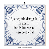 Winter Nl Sticker by Tegelspreuken.nl