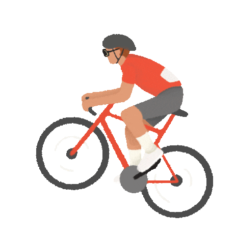 Cycliste Sticker
