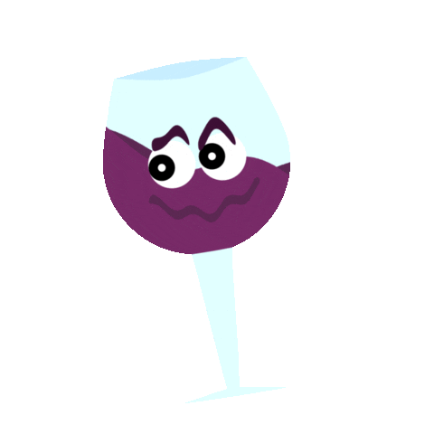 Wine Drinking Sticker by Todd Rocheford