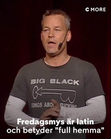 c more fredagsmys GIF by TV4