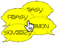 Lemon Letterzip Sticker by Gianluca