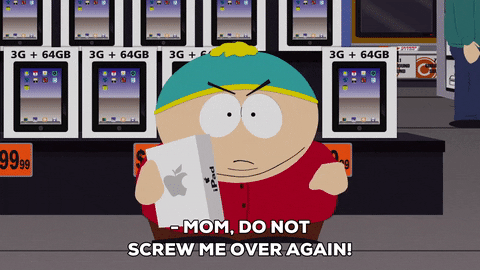 eric cartman apple GIF by South Park 