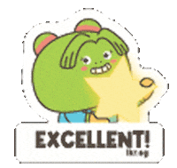 IKR_SG frog sg excellent ikr Sticker