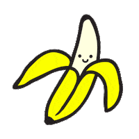 Banana Sticker by PSA Essentials