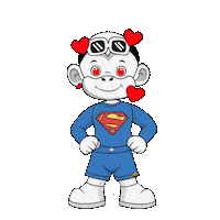 Dc Comics Superman Sticker by Zhot