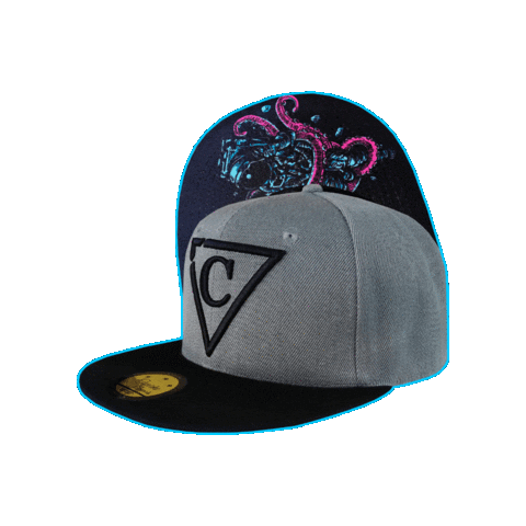 Astronaut Snapback Sticker by CapicheCaps