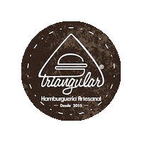 hamburgueriatriangular food comida burger dinner Sticker