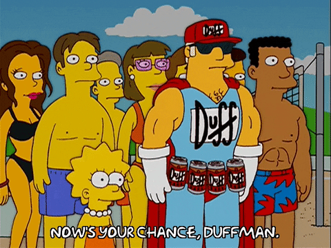 lisa simpson beach GIF