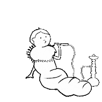 Alice In Wonderland Sticker Sticker by eva pils