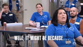 superstore shut up GIF by NBC