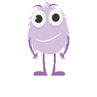 coordea happy yay jump purple Sticker