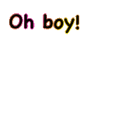 Oh No Oops Sticker by Elnaz  Abbasi