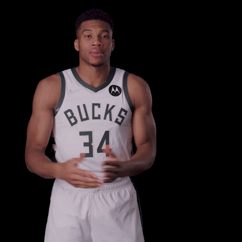 Giannis Antetokounmpo Idk GIF by Milwaukee Bucks