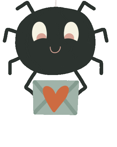 Love Letter Spider Sticker