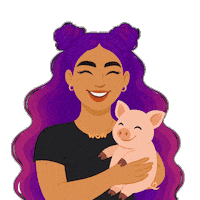 Farm Animal Wow Sticker by World Of Women