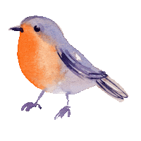 Song Bird Flower Sticker by compo