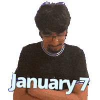 January 7 Sticker