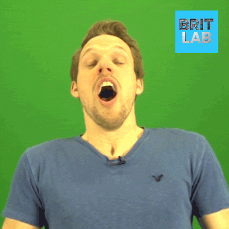 slow motion sneeze GIF by BBC Brit