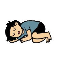 tired sleep Sticker by Ryset