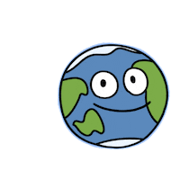 Earth Thumbs Up Sticker