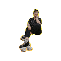 momofoster skate momo rollerskate fitnessrebel Sticker