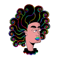 girl illustration Sticker by Omer