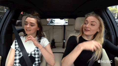 applemusic giphyupload damn apple music sophie turner GIF