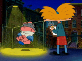 hey arnold nicksplat GIF