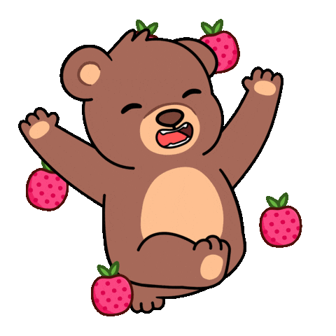 Happy Lets Go Sticker by BEARISH