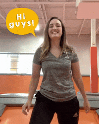 bigairsc jump big air hi guys trampoline park GIF