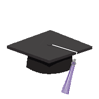 Grad Cap Sticker by Northwestern University