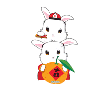 Bunny Rabbit Sticker by spritzer