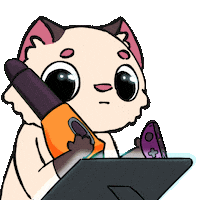 Streaming Digital Art Sticker