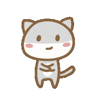 Cat Tail Sticker