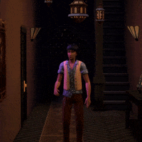 Scared Haunted House GIF by The Sims